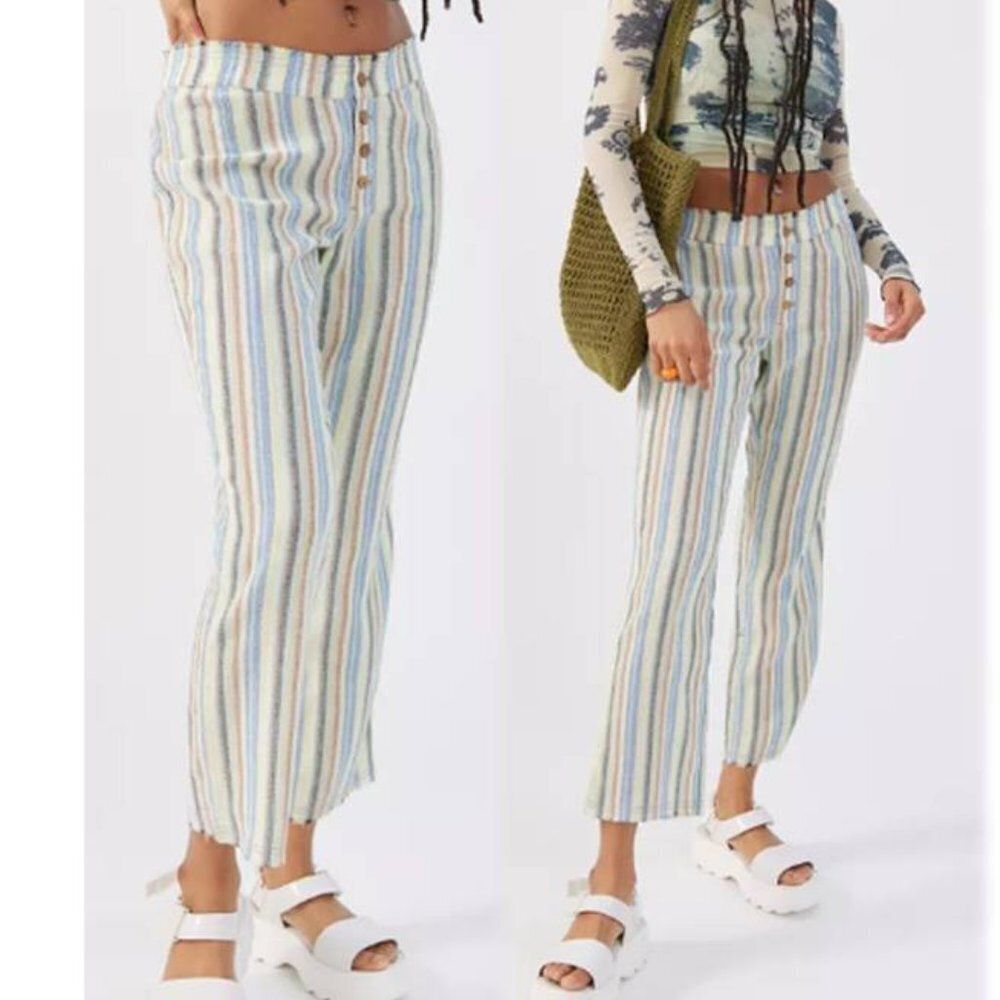 Urban Outfitter Lighweight Yarn-Dyed  Cotton‎ Trouser Pant